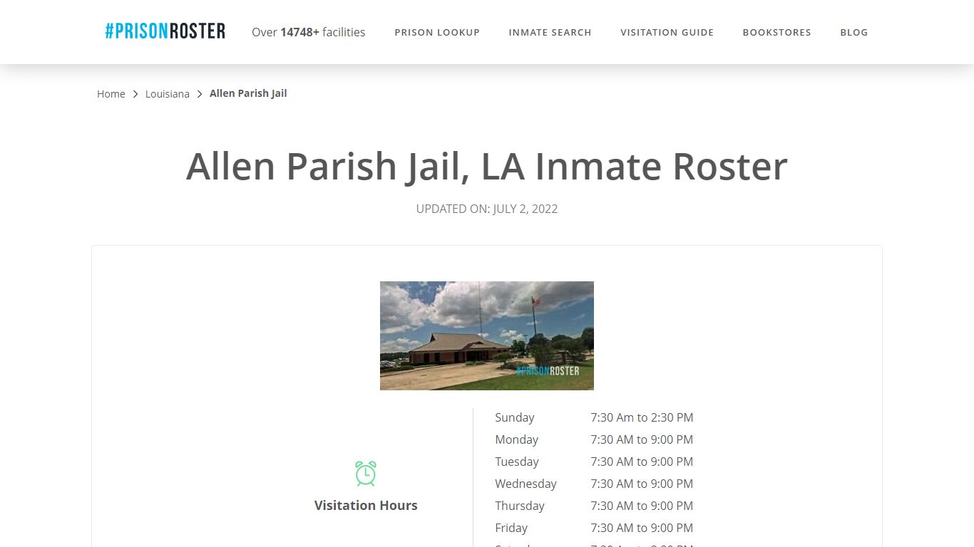 Allen Parish Jail, LA Inmate Roster - Prisonroster